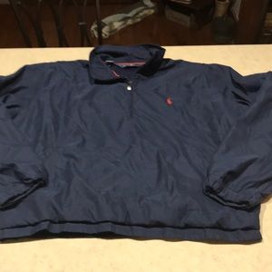 Pullover jacket men’s, sz L, Polo navy